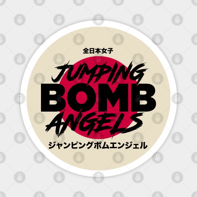 Jumping Bomb Angels Magnet by Oswaldland